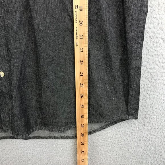 Vintage American Biker Shirt Mens L Black Sleeveless Cut Off Bike Rally Sturgis - Picture 3 of 7